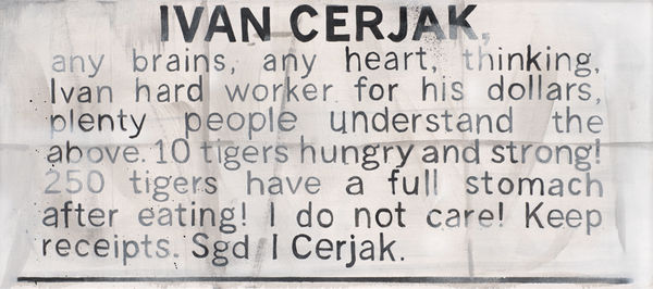 Robert O’Connor, Cryptolalia #3, 2017