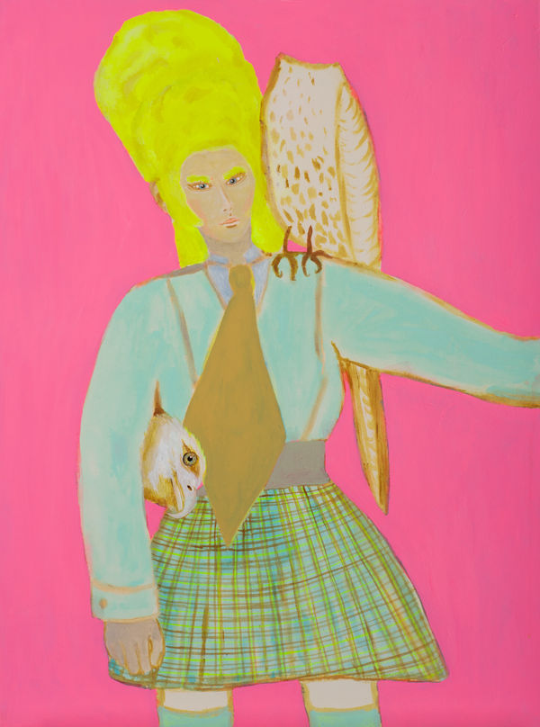 Joan Ross I hoped he could still find his way home?, 2025 acrylic on watercolour paper 76 x 56 cm (paper size)