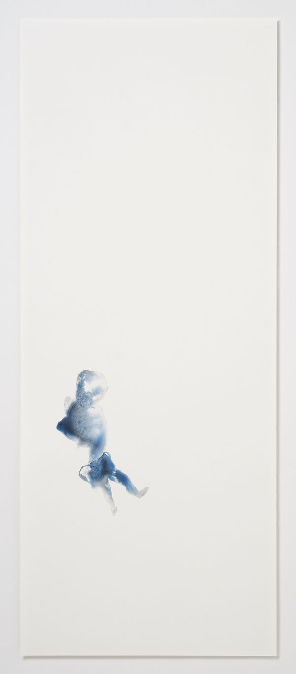 Sara Maher The Rain Maker, 2022 watercolour on paper, framed with non-reflective art glass 49.5 x 19.9 cm (paper size) 54.1 x 24.5 cm (frame size)