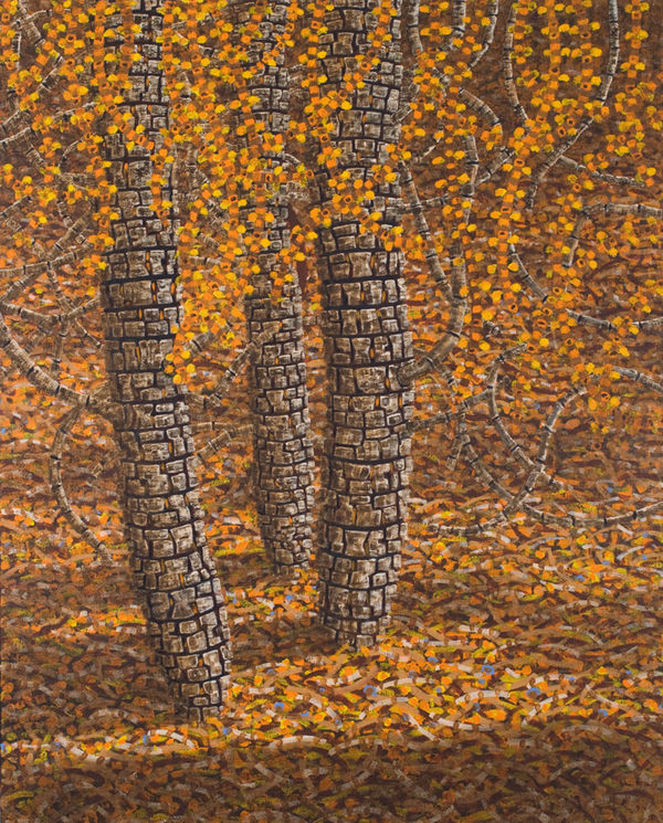 Richard Wastell How it should be in heaven, 2010 Oil & acrylic on linen, unframed 152.5h x 122w cm (stretcher size)