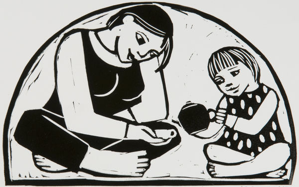 Anita Klein PPRE Hon. RWS, Tea for Two