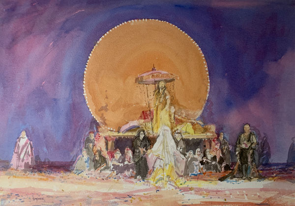 Mary Jackson RWS, The Finale, Pearl Fishers ENO