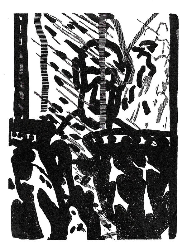 Peter S. Smith RE, British Museum (Engraving by Peter S Smith RE after a drawing by Frank Kiely RE)