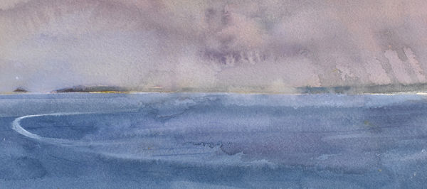 Richard Pikesley RWS, Hebrides Skyline