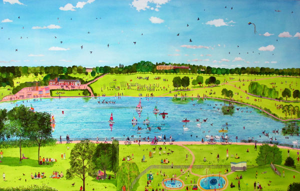 Emma Haworth ARWS, Macmillan Summer Commission, w