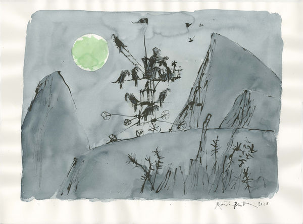 Quentin Blake Hon. RWS, The Moonlight Traveller
