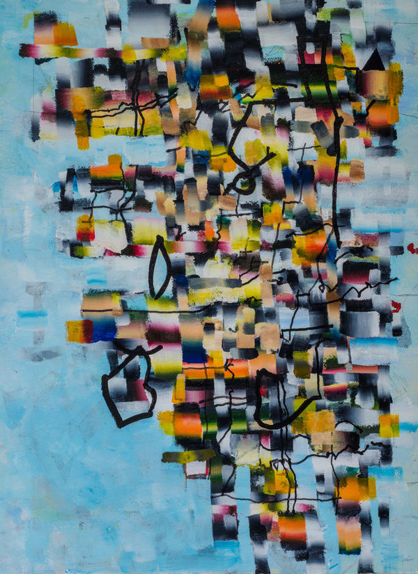 Bill Henderson RWS, Rippledown Orange and Black 2019