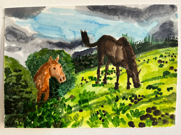 Wilfrid Wood, Dartmoor Horses