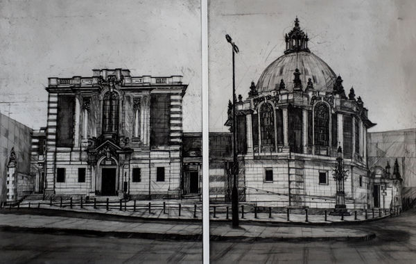 Melanie Bellis RE, Eton Library and School Hall