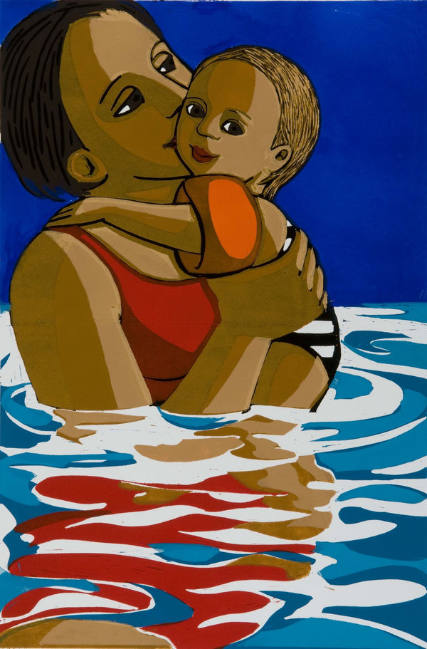 Anita Klein PPRE Hon. RWS, Swimming