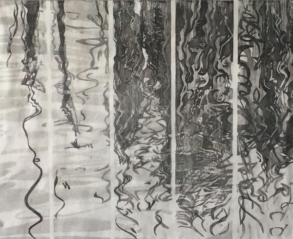 Carol Wilhide Justin ARE, Asemic Writing