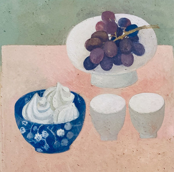 Wendy Jacob RWS, Meringues and Grapes