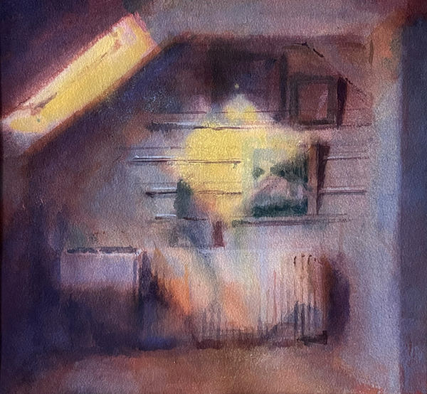 Francis Bowyer PPRWS Hon. RE, Late Afternoon in the Studio