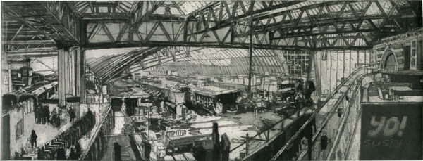 Austin Cole RE, Construction Waterloo station