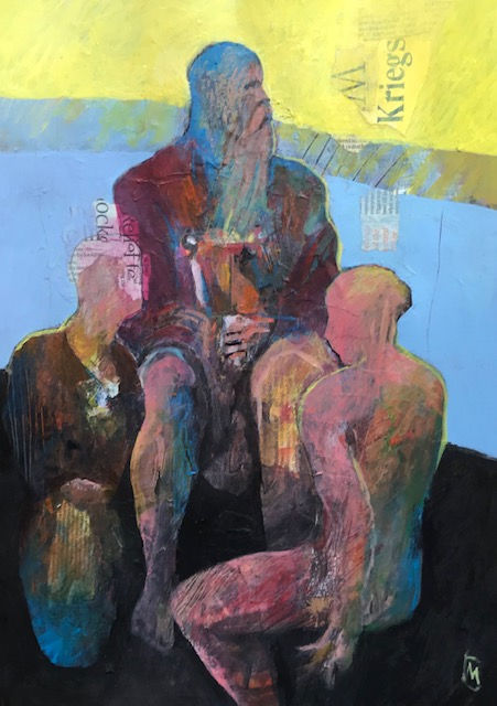 Colin Merrin RWS, Before Crossing the River