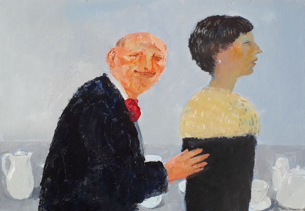 Richard Sorrell PPRWS Hon. RE, Tea Rooms