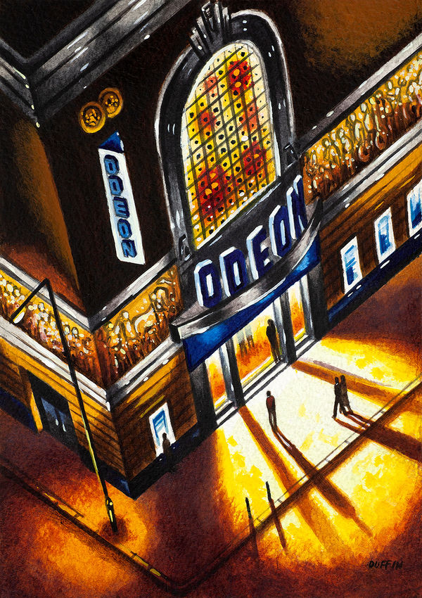 John Duffin RWS RE, Odeon Shaftesbury Avenue