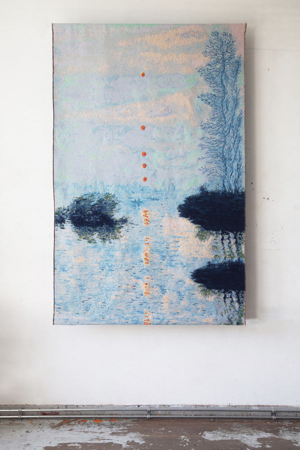 Laurence Aëgerter, Soleils couchants sur la Seine à Lavacourt, 2020