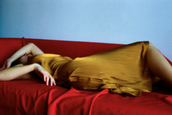 Rala Choi, A Woman lying on the Sofa, 2018