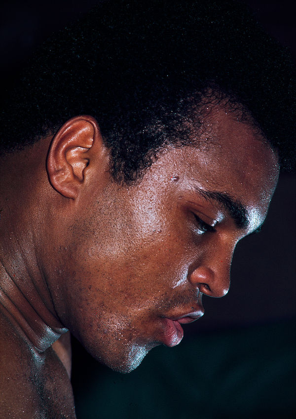 Thomas Hoepker, Ali during training, Miami, 1970