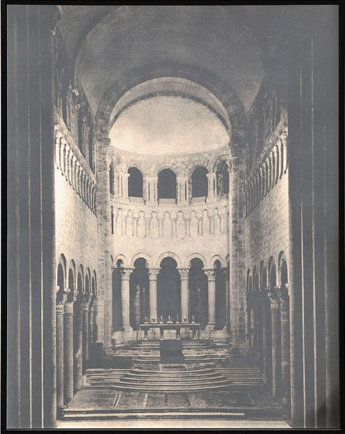 Laurence Aëgerter, Cathédrales hermétiques, Saint-Benoit-sur-Loire (Roman church, 10th century) , 2015-2019