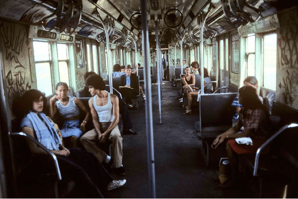 Willy Spiller, The A Train to Brighton Beach, Subway New York, 1977