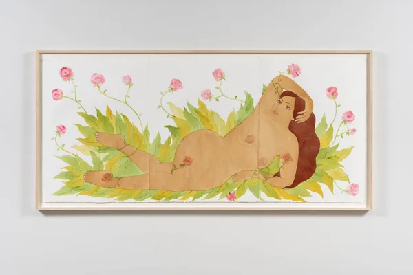 Hiba Schahbaz, Rose Garden (After Matisse), 2023