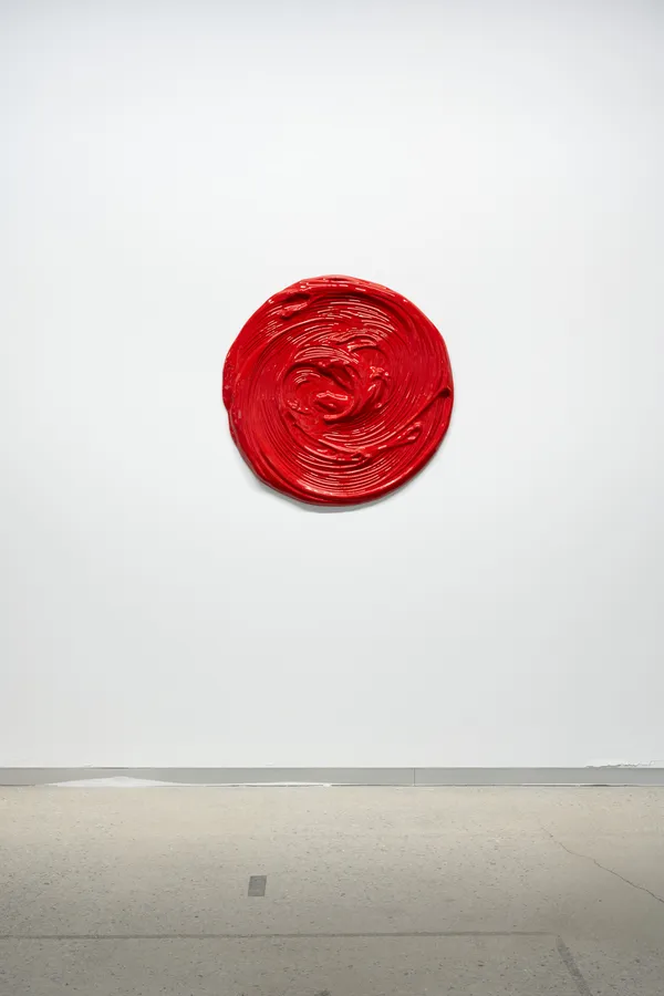Nicolas Baier, Matière noire I (rouge), 2017
