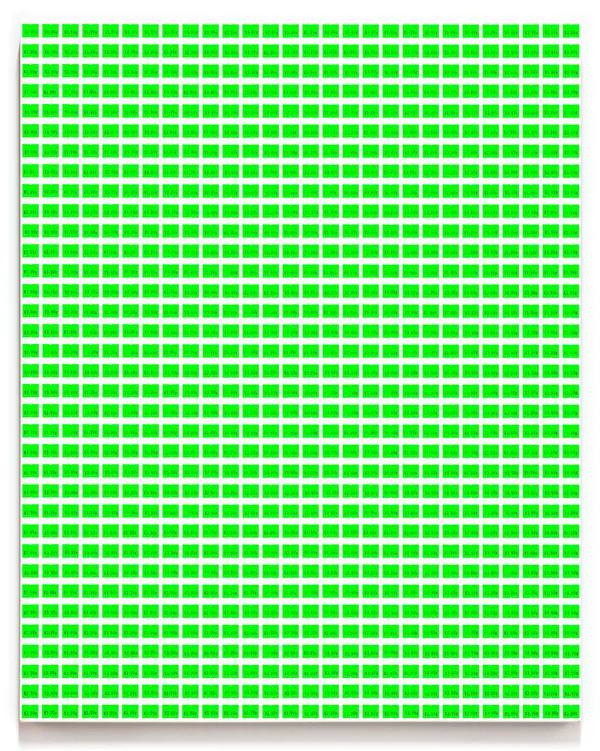 Sean Weisgerber, Price Per Square Inch series, 2022