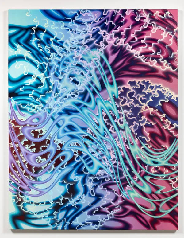 Karine Fréchette, Reflecting Pool 4 (courbe 2), 2021