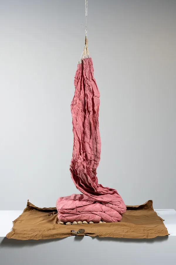 Nadia Myre, You had a tent, I have a parachute, 2024