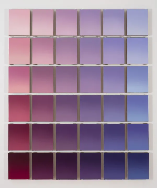 Pierre Dorion, Bichromes (Grille VII), 2023