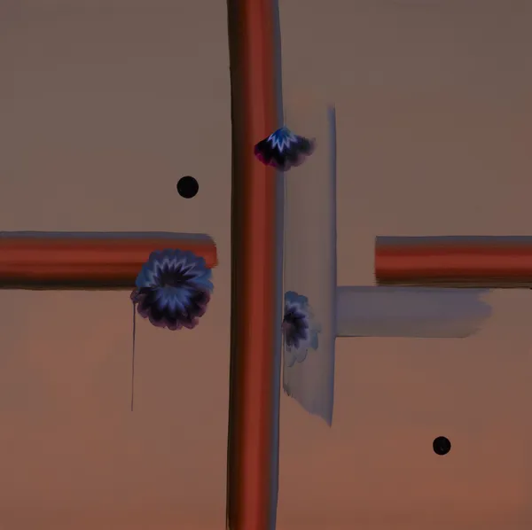 Wanda Koop, Forget-Me-Not Rose, 2023