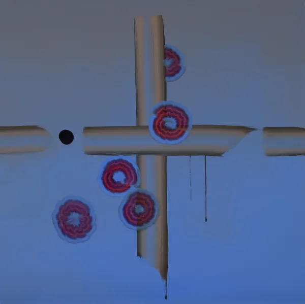 Wanda Koop, Mourning Glory Blue, 2023