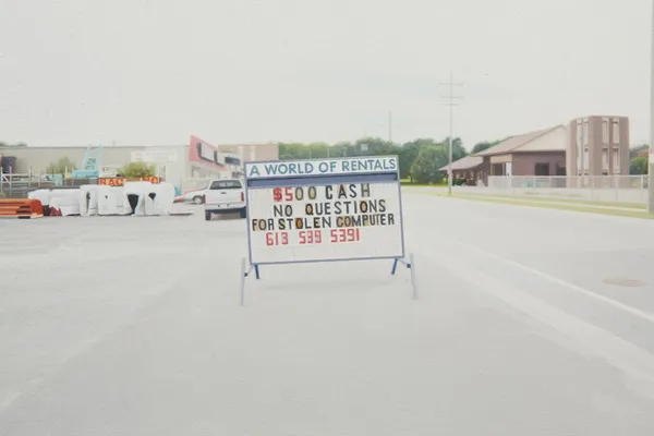 Mike Bayne, Stolen Computer, 2023