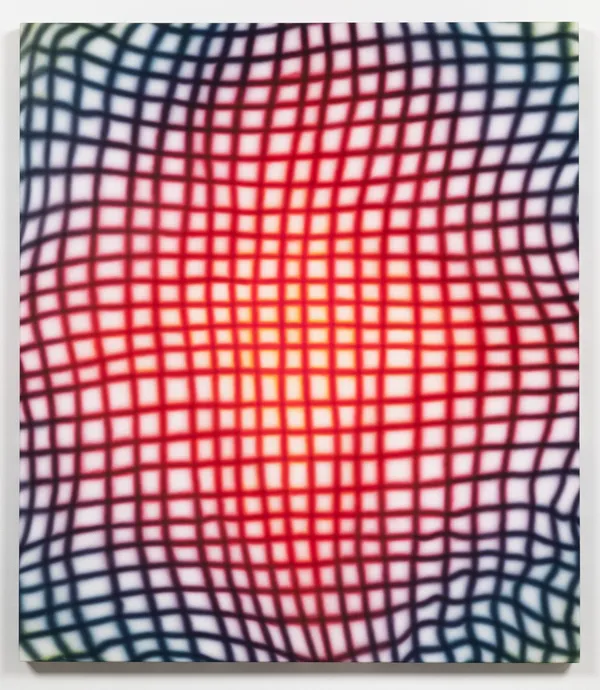 Karine Fréchette, Baselines 4 (halo rouge), 2020