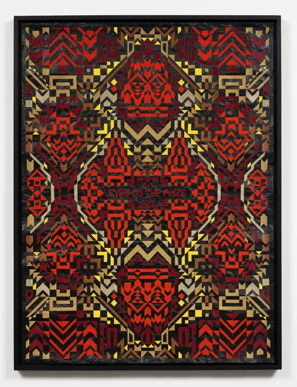 Caroline Monnet, Eyes on the Prize, 2024