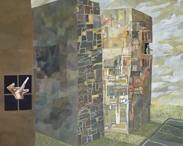 Joe Thomson, Horse Curtains/Porch Smoker, 2025