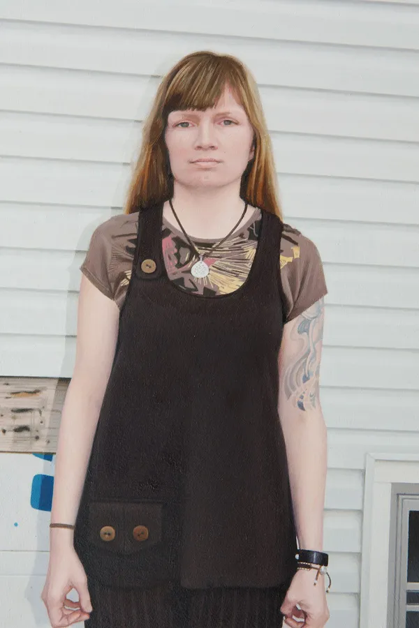 Mike Bayne, Crista with Blue Vinyl, 2023