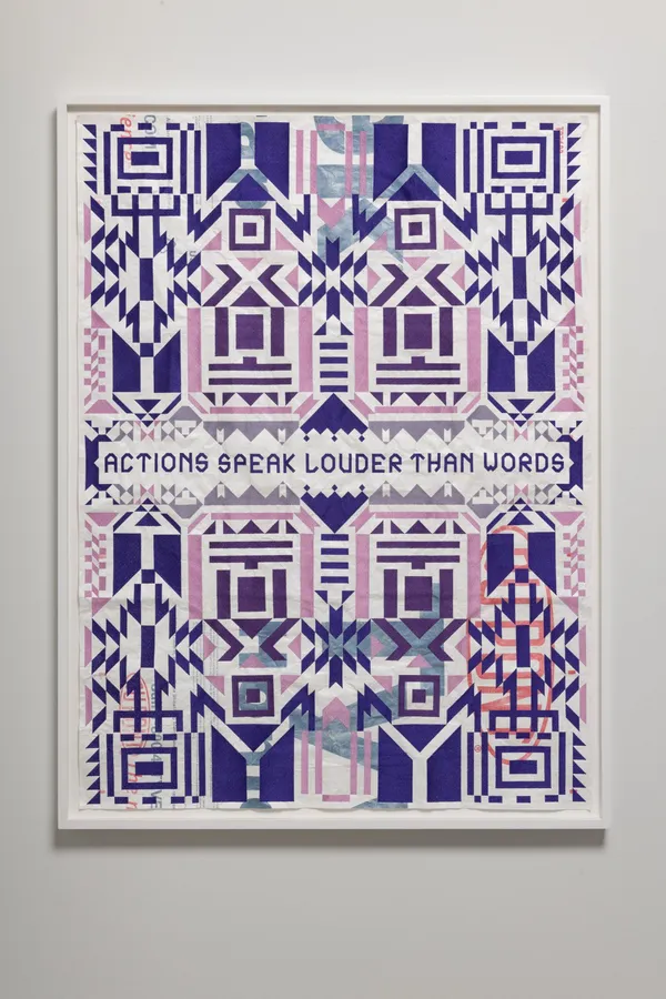 Caroline Monnet, Actions Speak Louder than Words, 2020