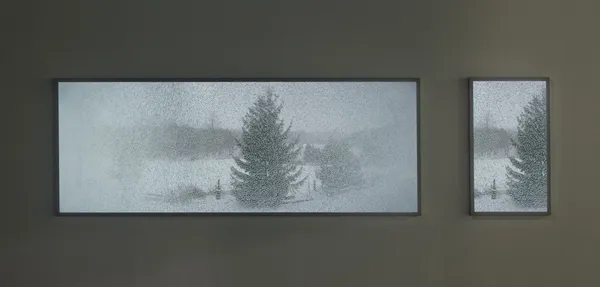 Scott McFarland, Shattered Glass, Light Flurries Becoming Heavy, 2015