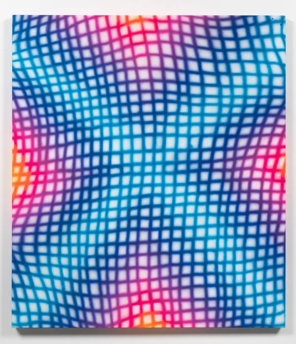 Karine Fréchette, Baselines 3 (X bleu), 2020