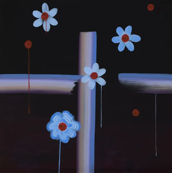 Wanda Koop, Nightshade Magenta, 2023