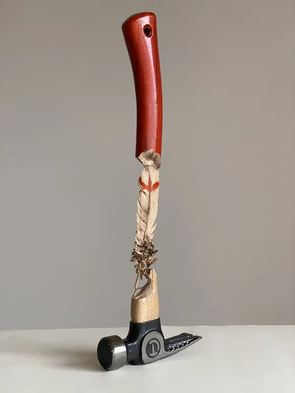 Maskull Lasserre, Hammer Feather #1 (Gravity Loves Us All the Same), 2023