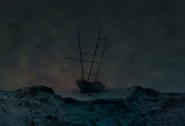 Scott McFarland, Untitled #2 (Night Ship), 2021