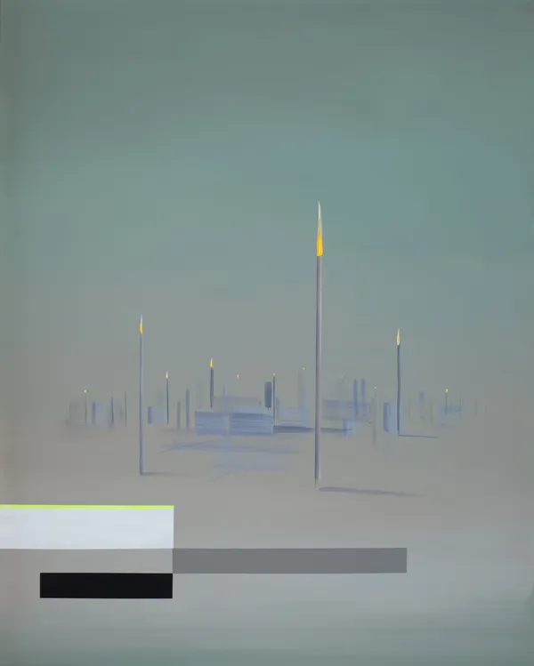 Wanda Koop, BREAKING NEWS (The Road to Marfa is paved with gold), 2020