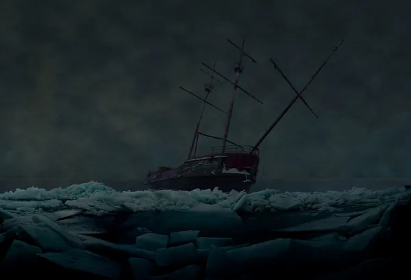 Scott McFarland, Untitled #1 (Night Ship), 2021