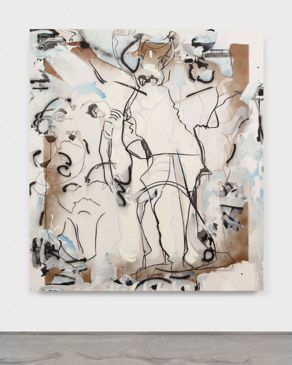 Suzanne McClelland, Blind Contour-Why do you Wait in the Upper Air?, 2024