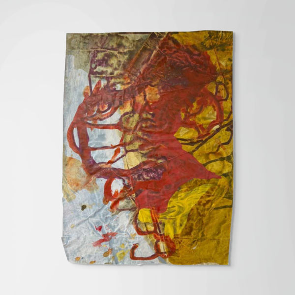 Nancy Murphy Spicer, Disrupted Painting 4, 2017