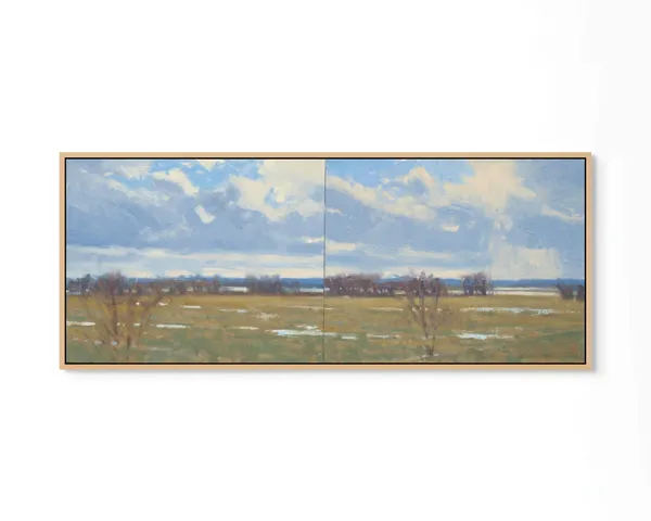 Frank Hobbs Flooded Fields, Spring